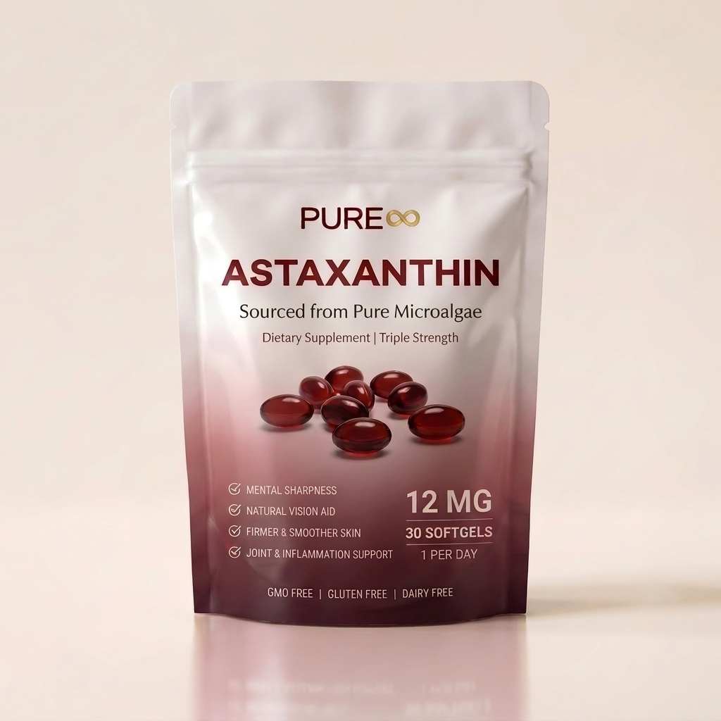 Pure8 Astaxanthin 12mg Softgels